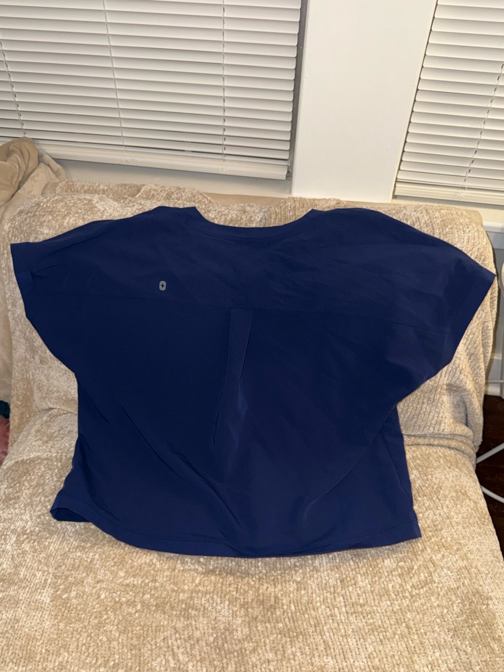 Navy Figs Scrub Top - Picture 3 of 3